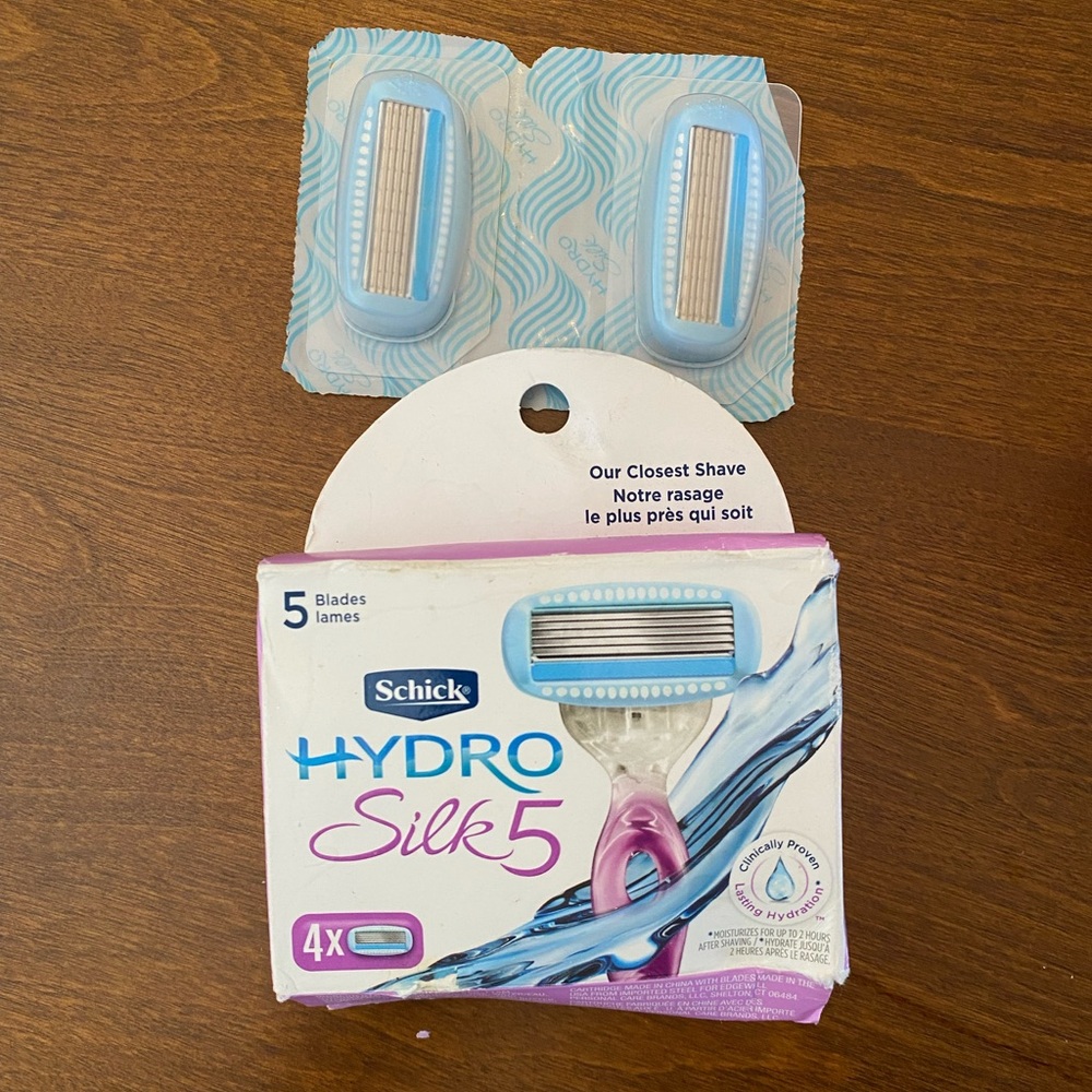 Over $20 value new Shick Hydro Silk Five razor heads